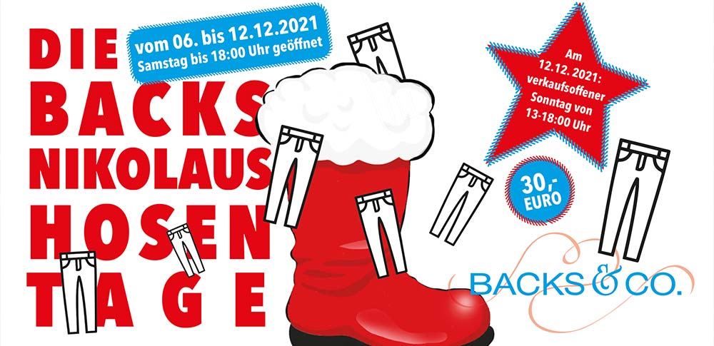 Rabattaktion von Backs zum Nikolaus