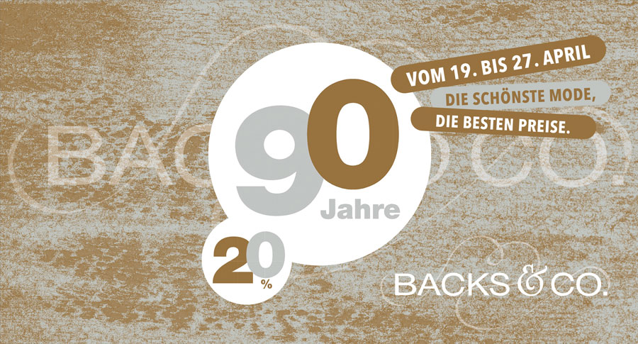 90 Jahre Backs & Co.
